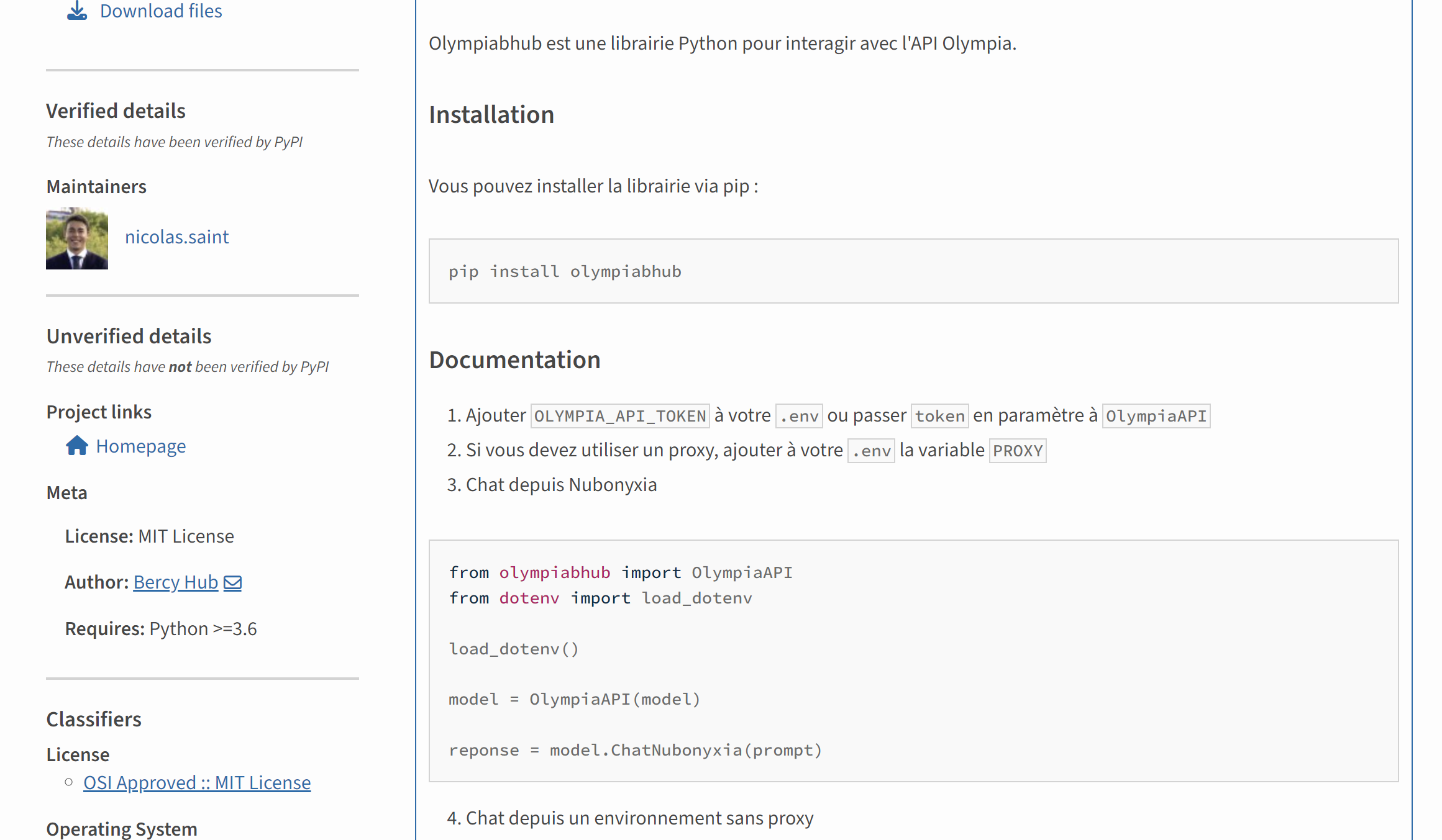 Olympiabhub documentation